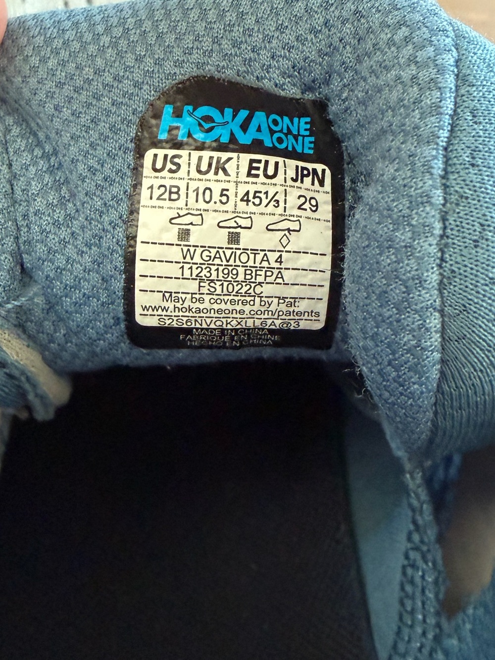 Hoka Gaviota 4 running shoes comfort outdoor athletic - size 12 - Picture 11 of 11